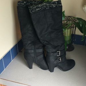 Black boots